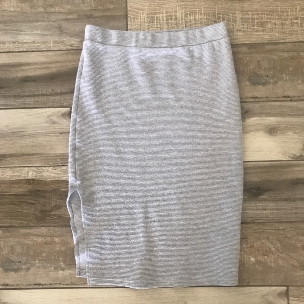 ROXY High Waist Midi Bodycon Skirt